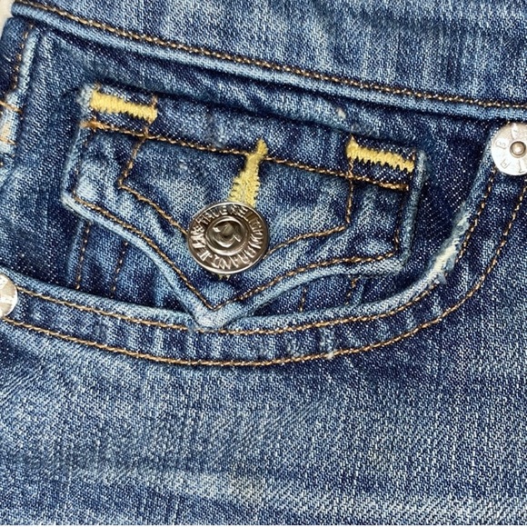 TRUE RELIGION Denim Joey Cut Off Shorts - Picture 7 of 13